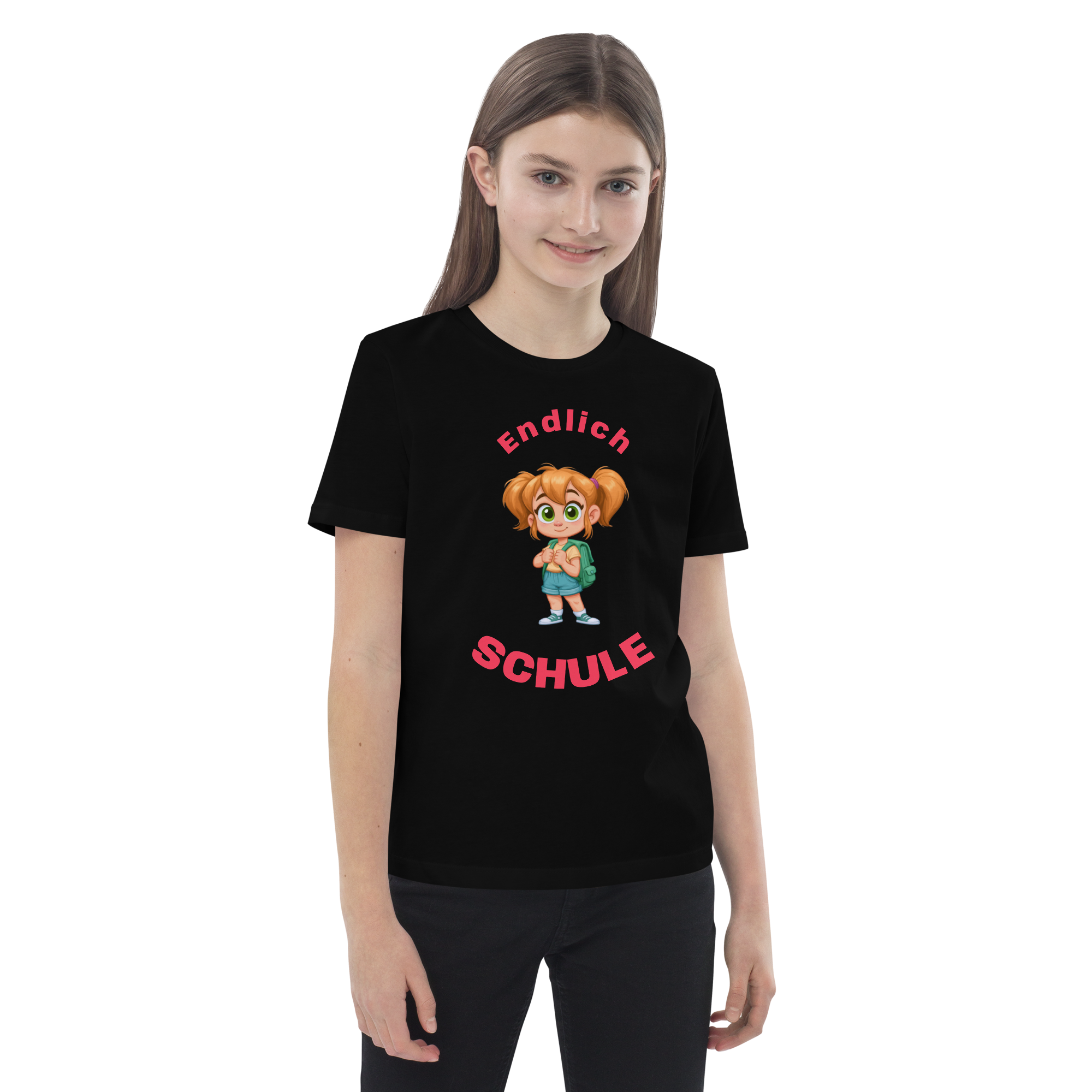cotton kids t-shirt Schulanfänger Mädchen