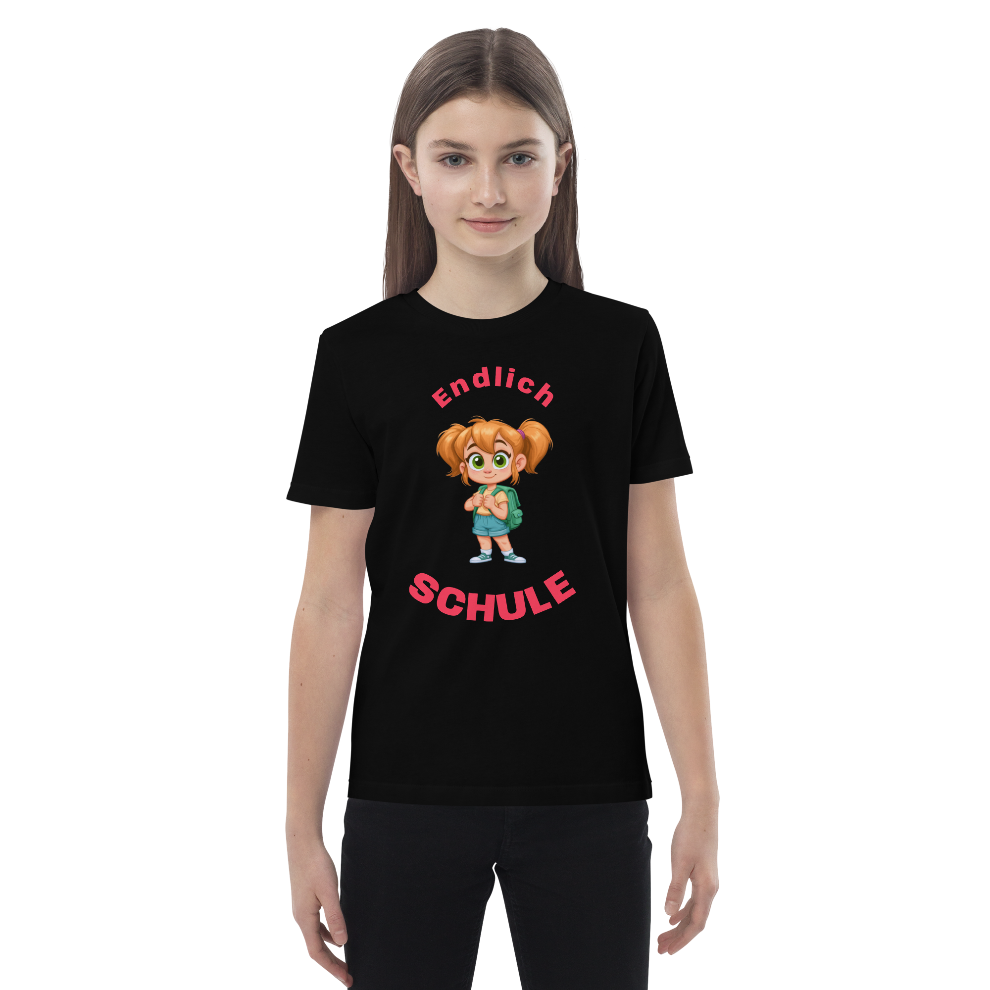 cotton kids t-shirt Schulanfänger Mädchen