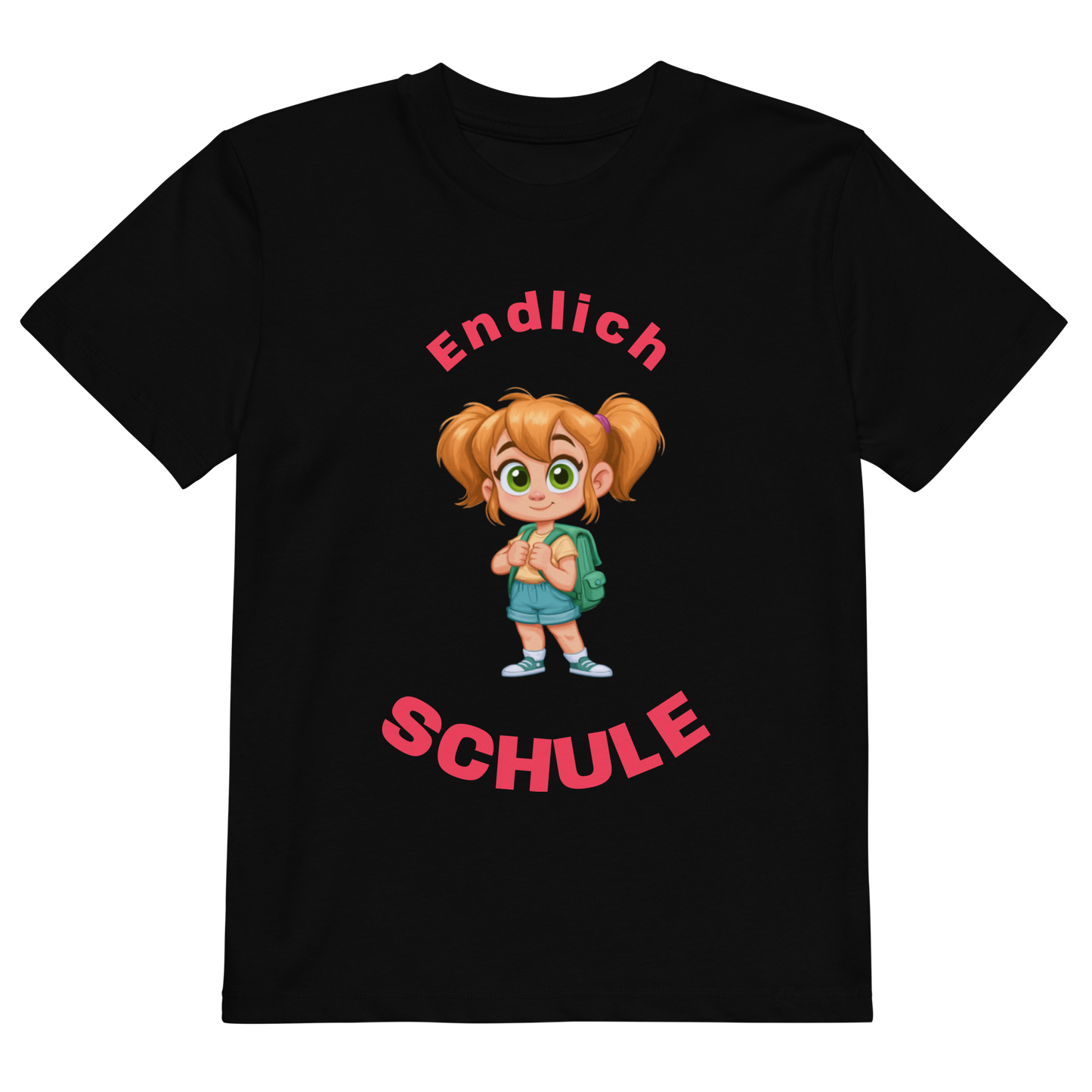 cotton kids t-shirt Schulanfänger Mädchen