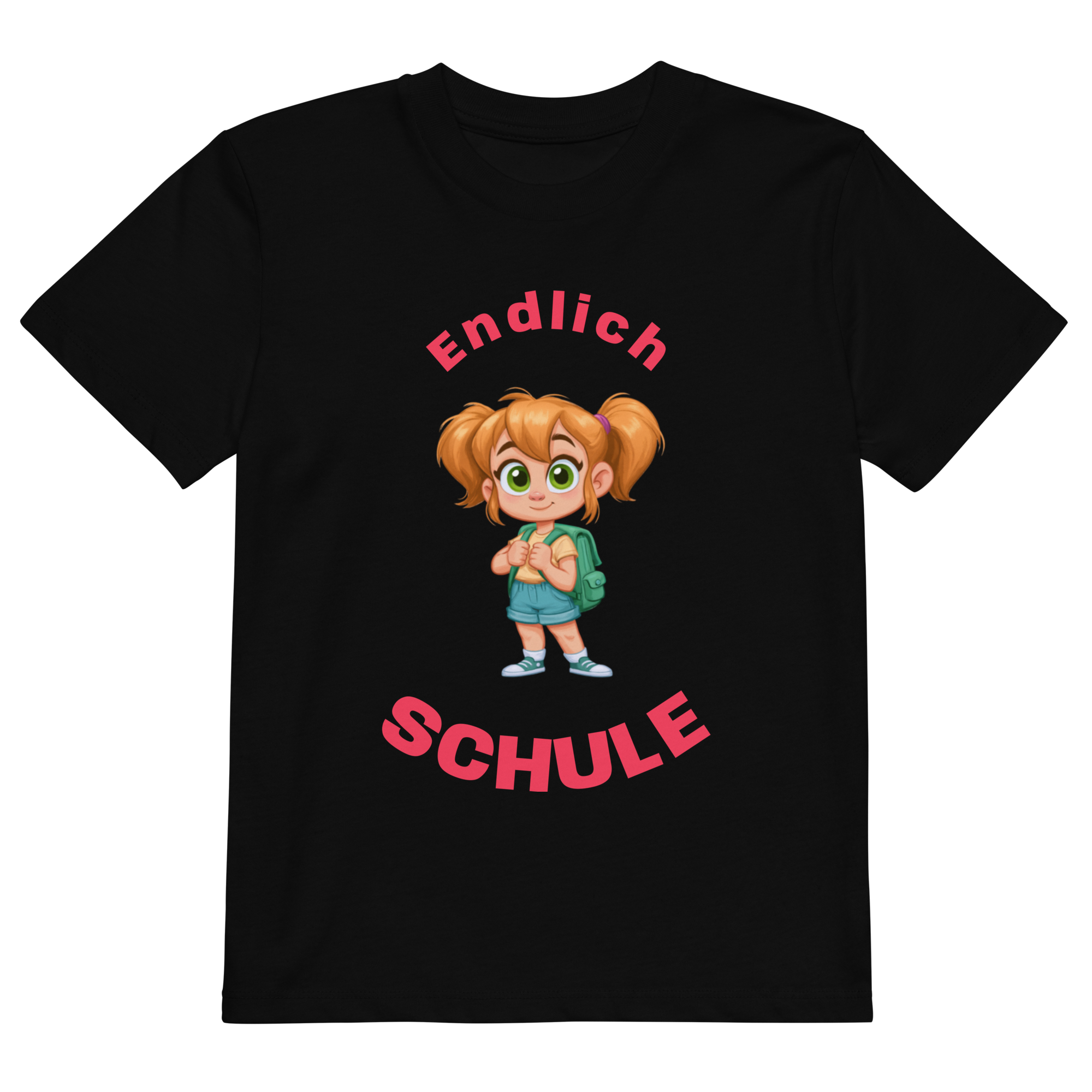 cotton kids t-shirt Schulanfänger Mädchen