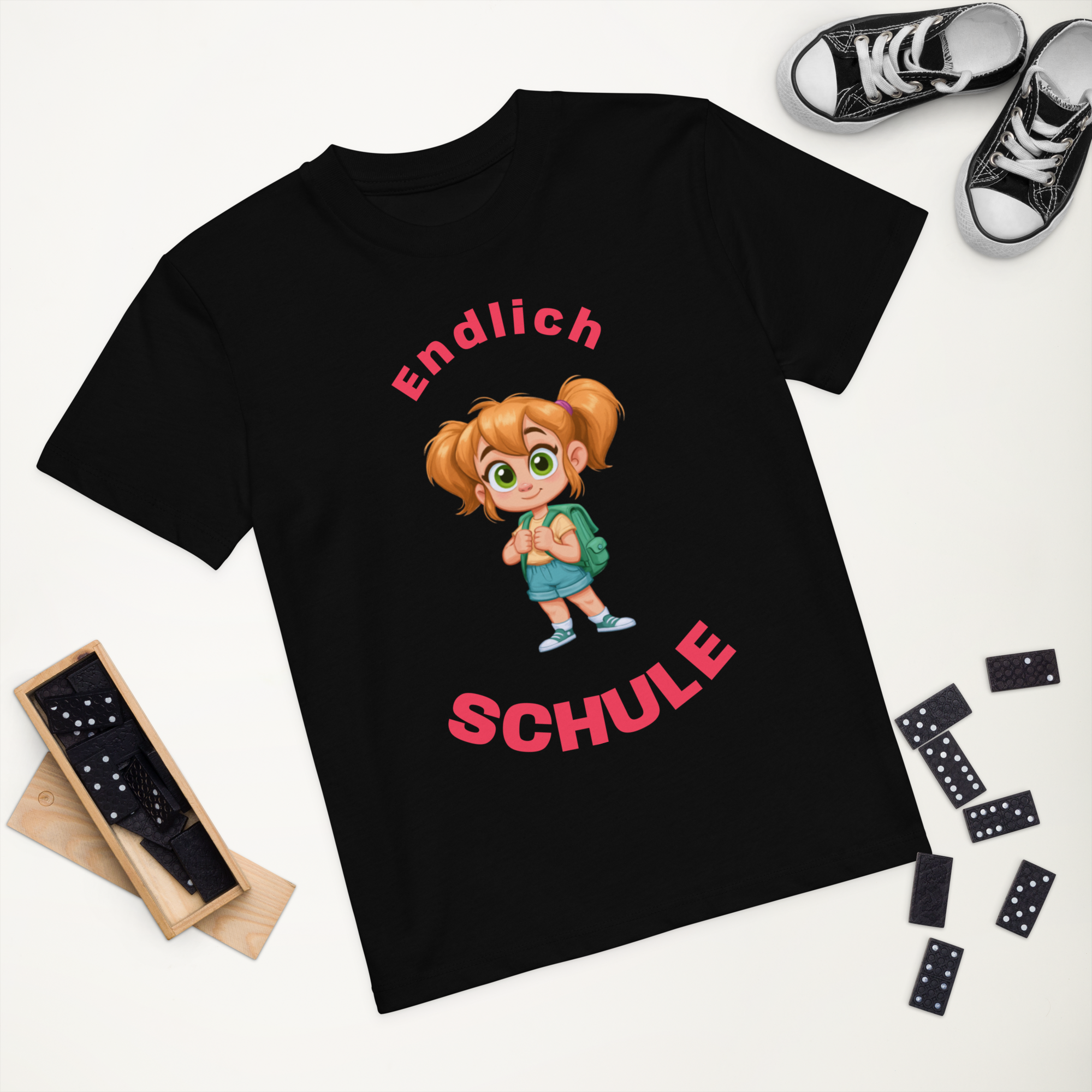 cotton kids t-shirt Schulanfänger Mädchen