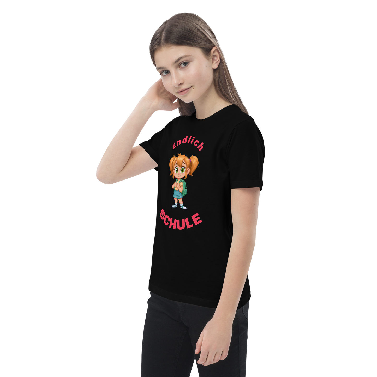 cotton kids t-shirt Schulanfänger Mädchen