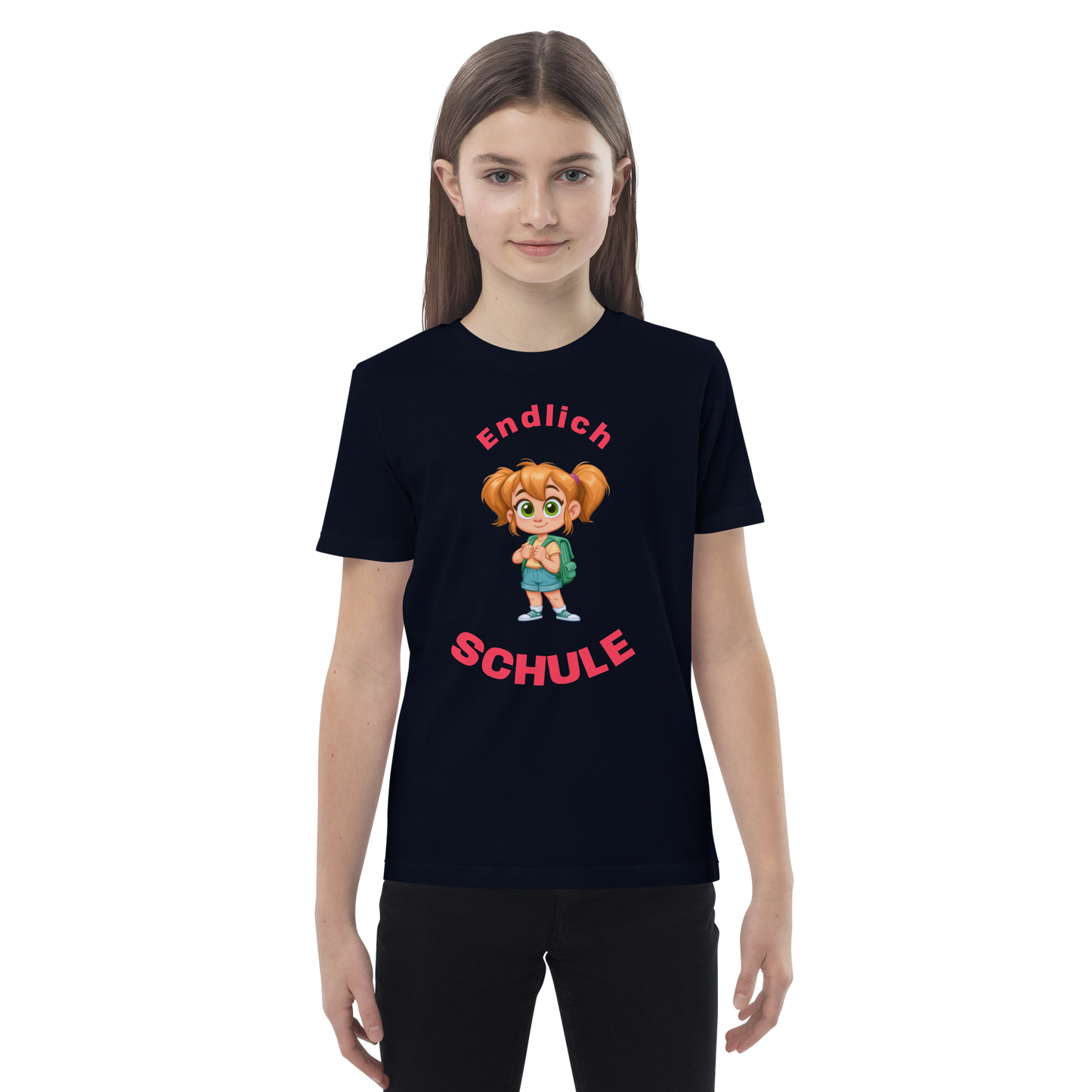 cotton kids t-shirt Schulanfänger Mädchen