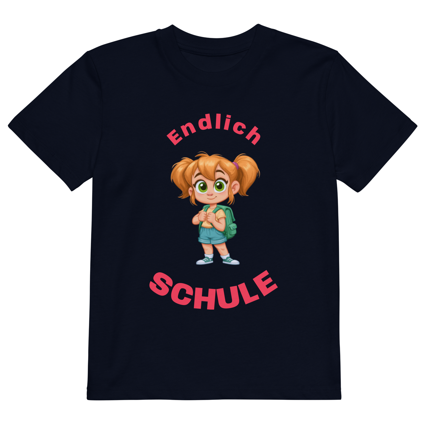 cotton kids t-shirt Schulanfänger Mädchen