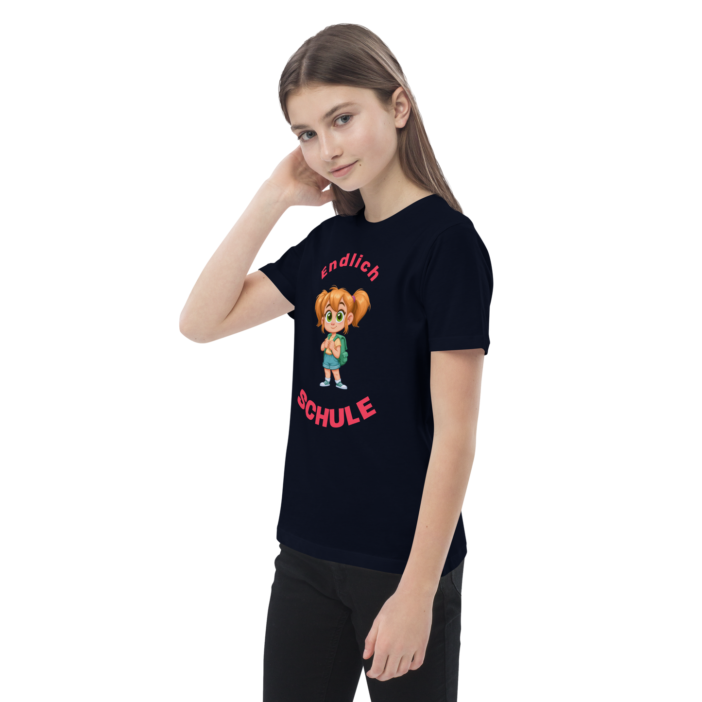 cotton kids t-shirt Schulanfänger Mädchen