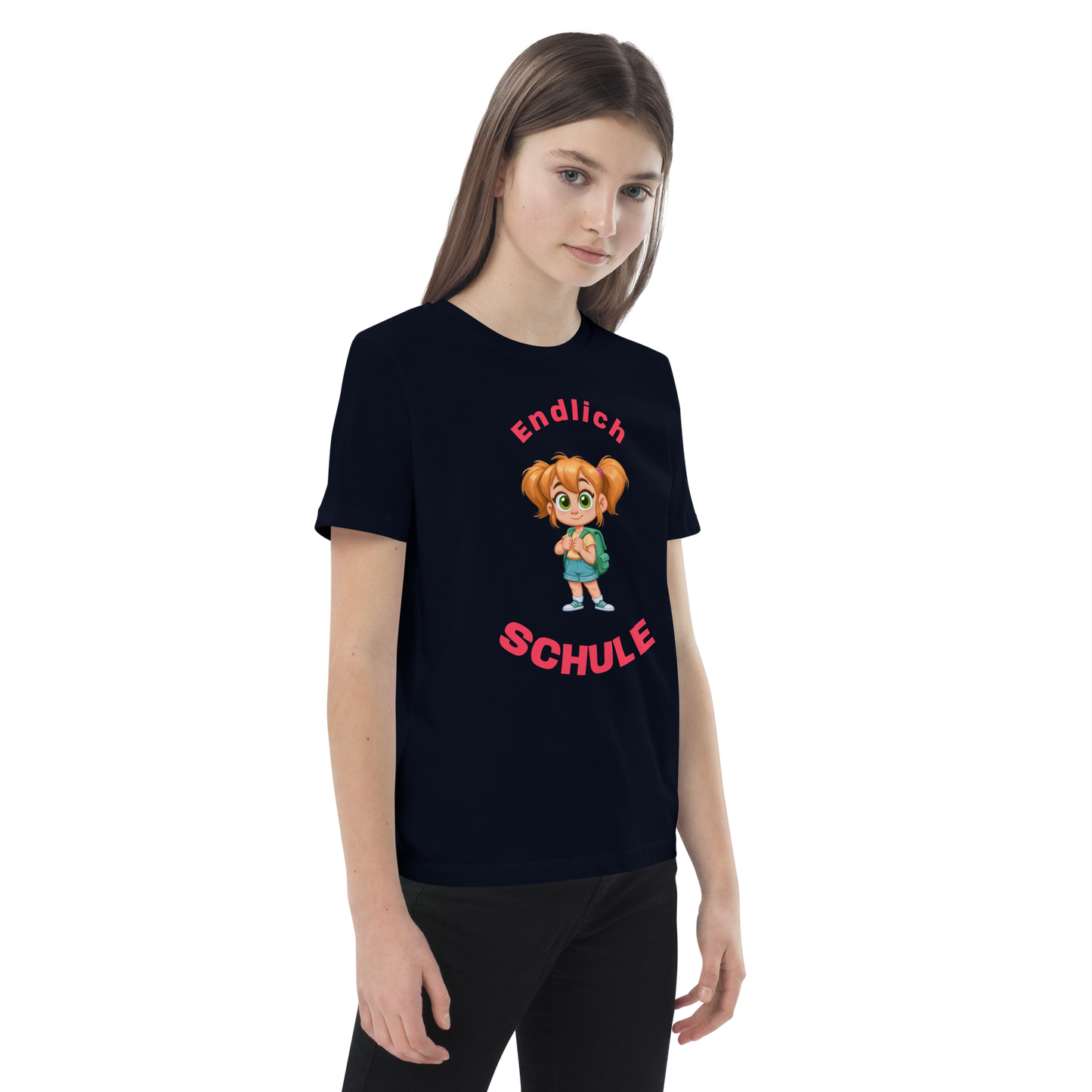 cotton kids t-shirt Schulanfänger Mädchen