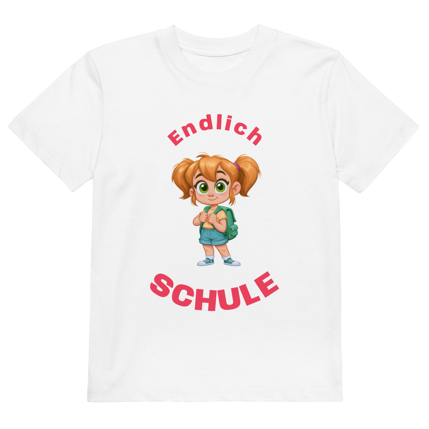 cotton kids t-shirt Schulanfänger Mädchen