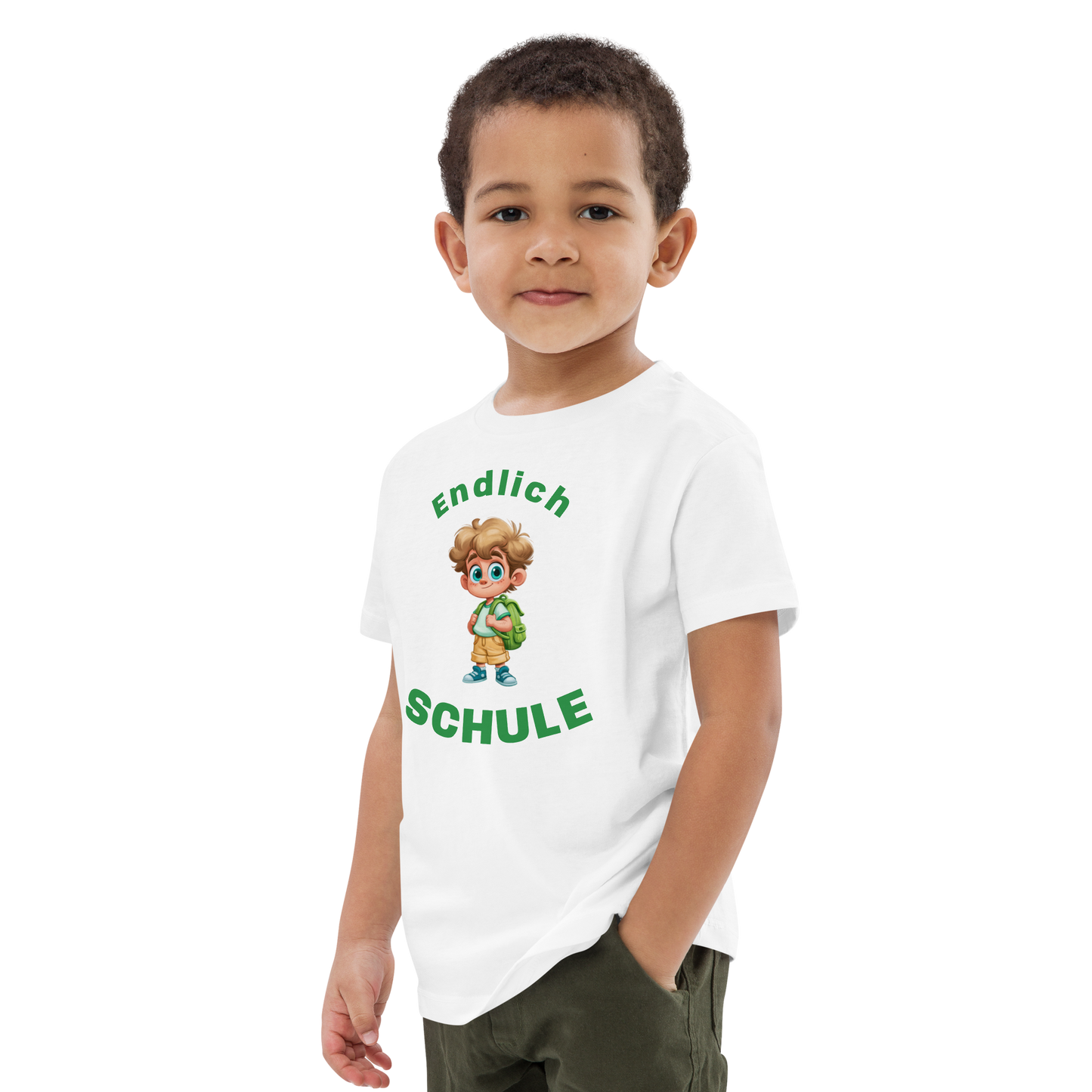 Cotton kids t-shirt Schulanfänger Jungen
