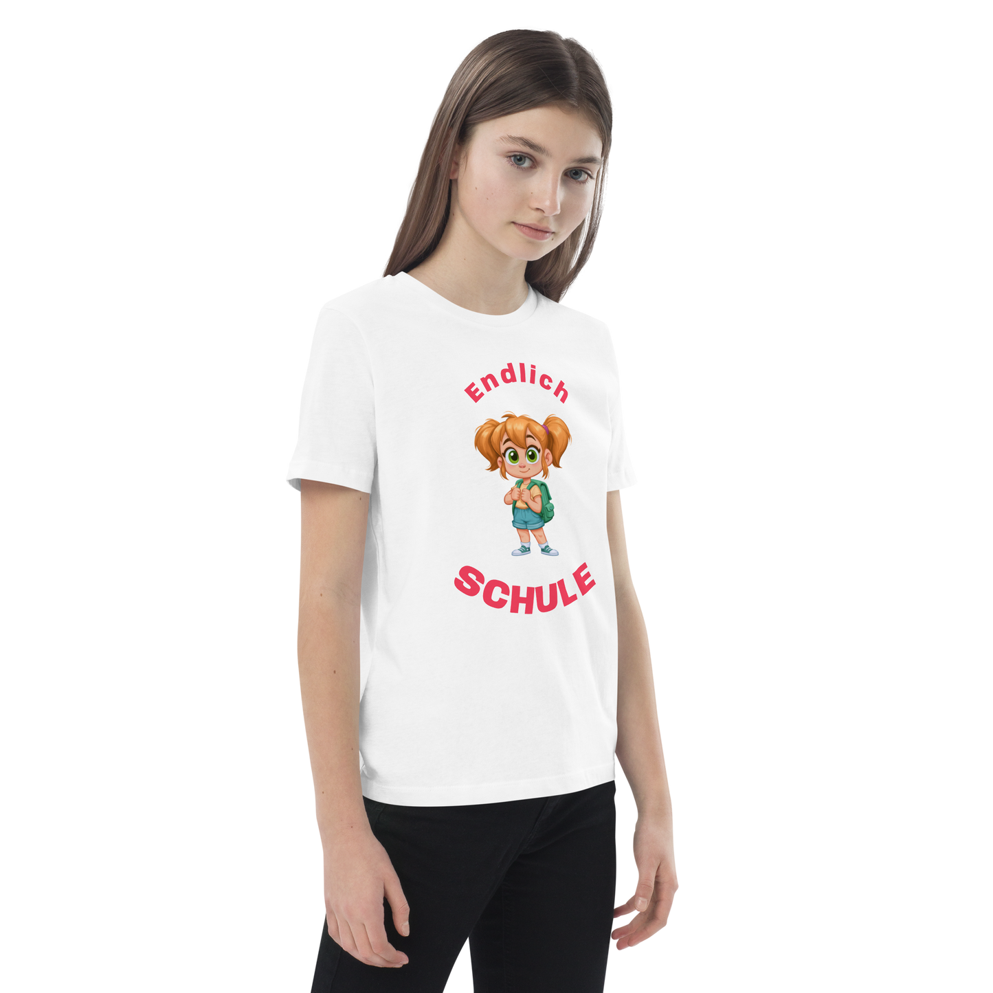 cotton kids t-shirt Schulanfänger Mädchen