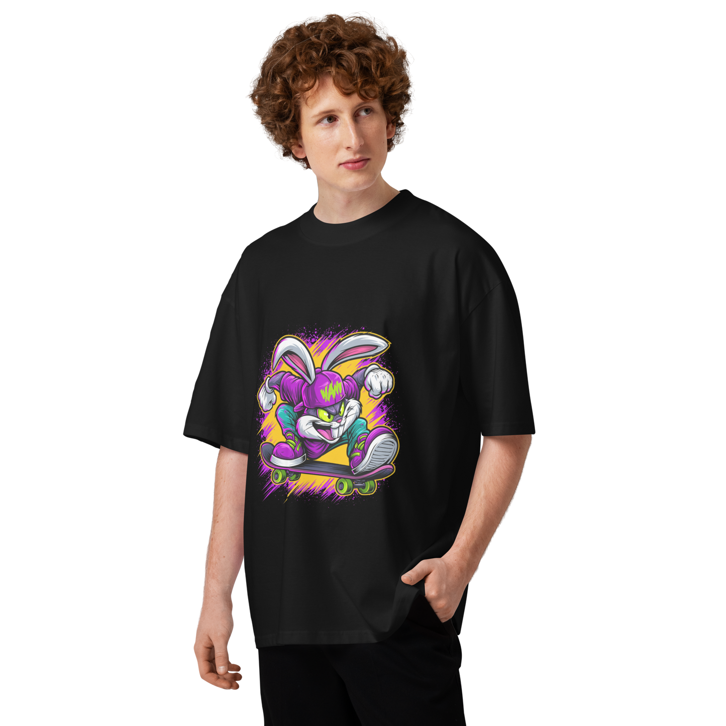 Unisex  T-shirt Skater Bunny