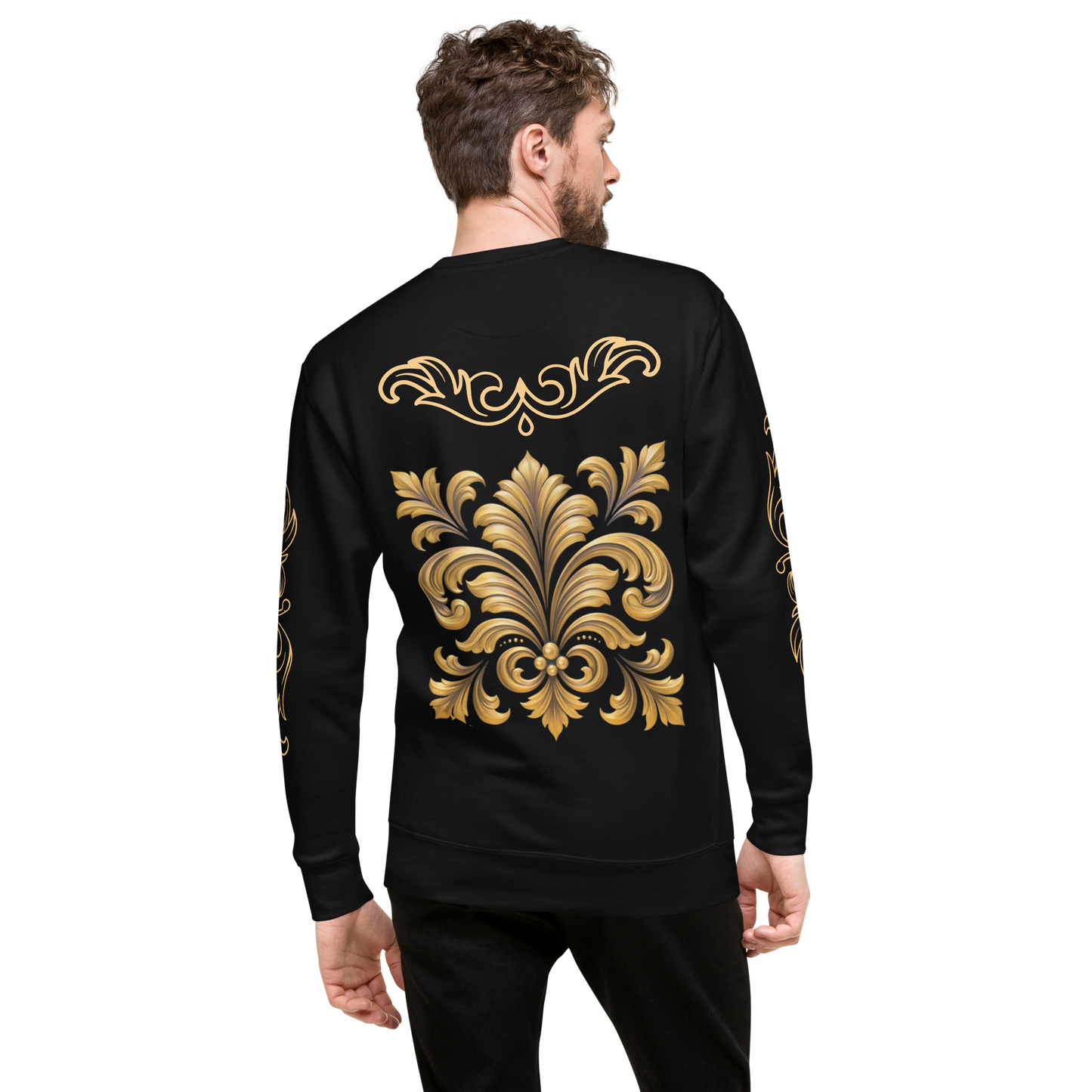 Unisex Premium Sweatshirt Golden Ornament