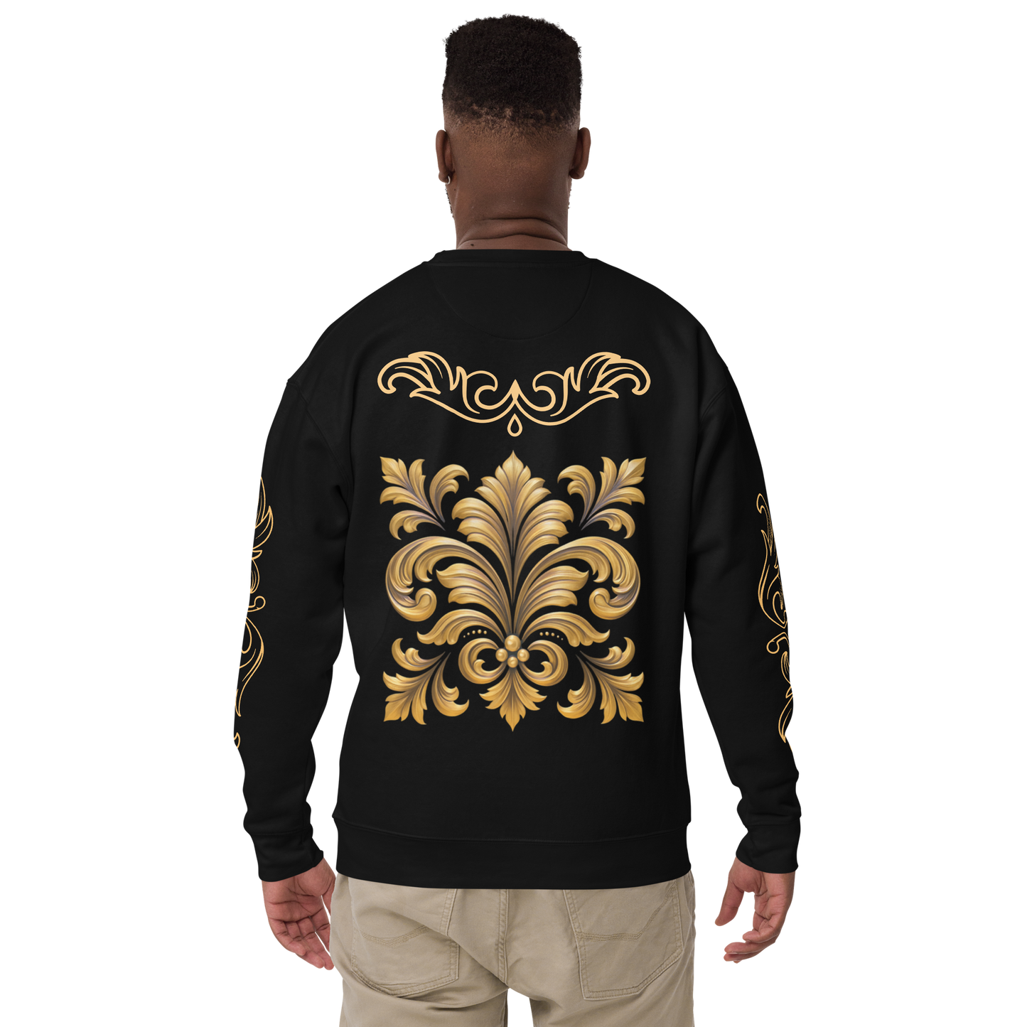 Unisex Premium Sweatshirt Golden Ornament