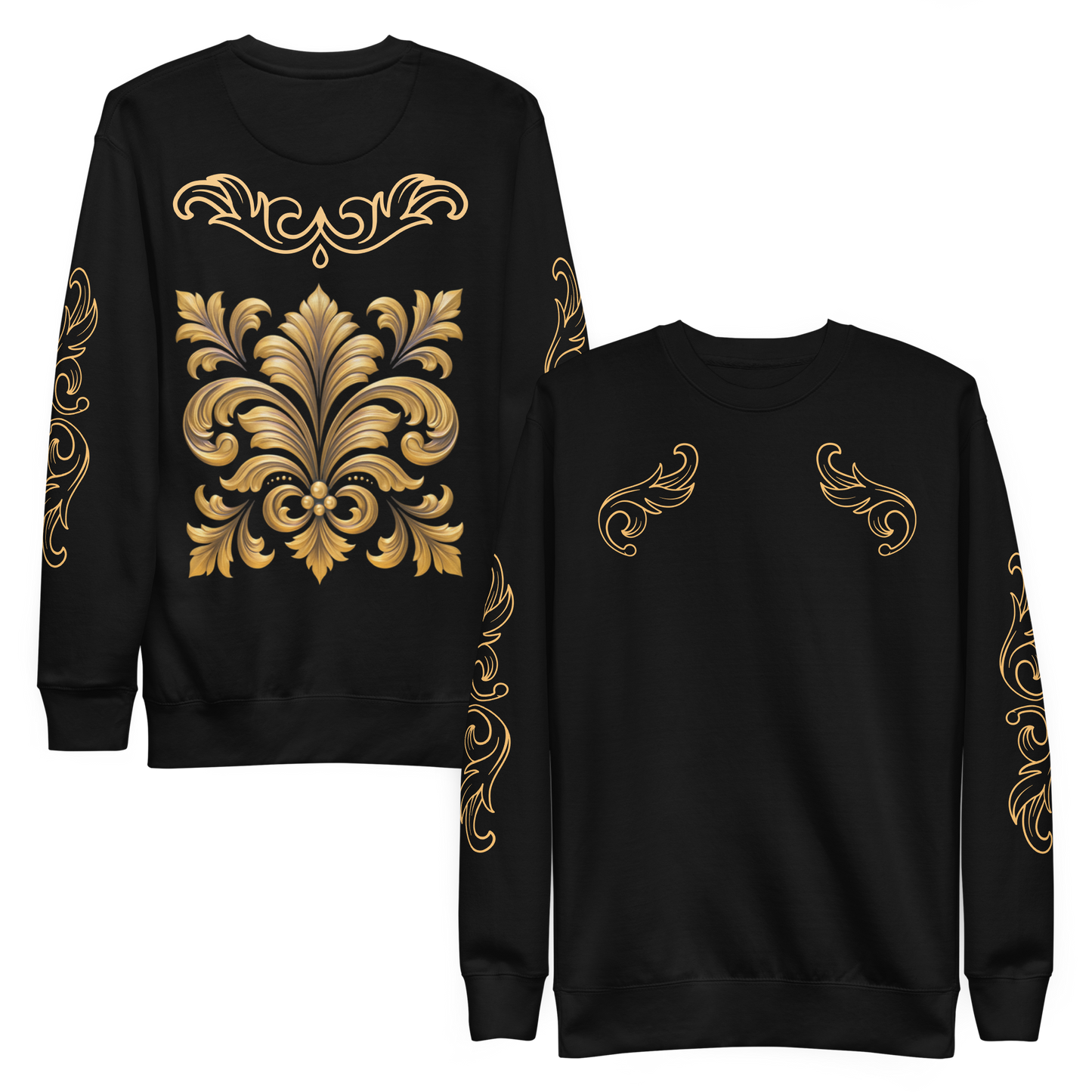 Unisex Premium Sweatshirt Golden Ornament