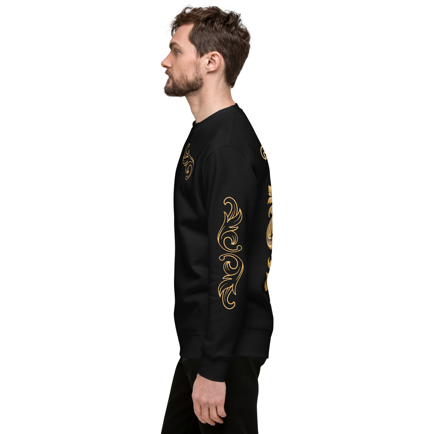 Unisex Premium Sweatshirt Golden Ornament