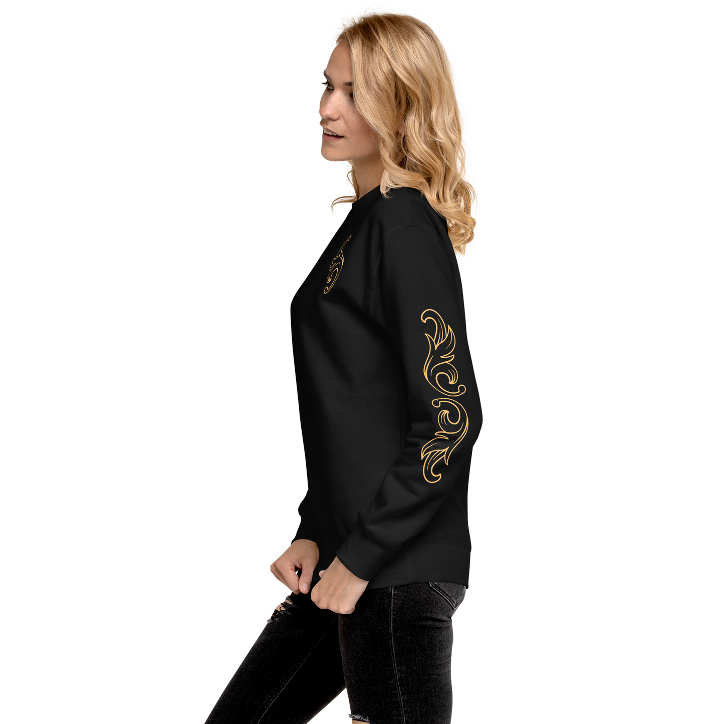 Unisex Premium Sweatshirt Golden Ornament