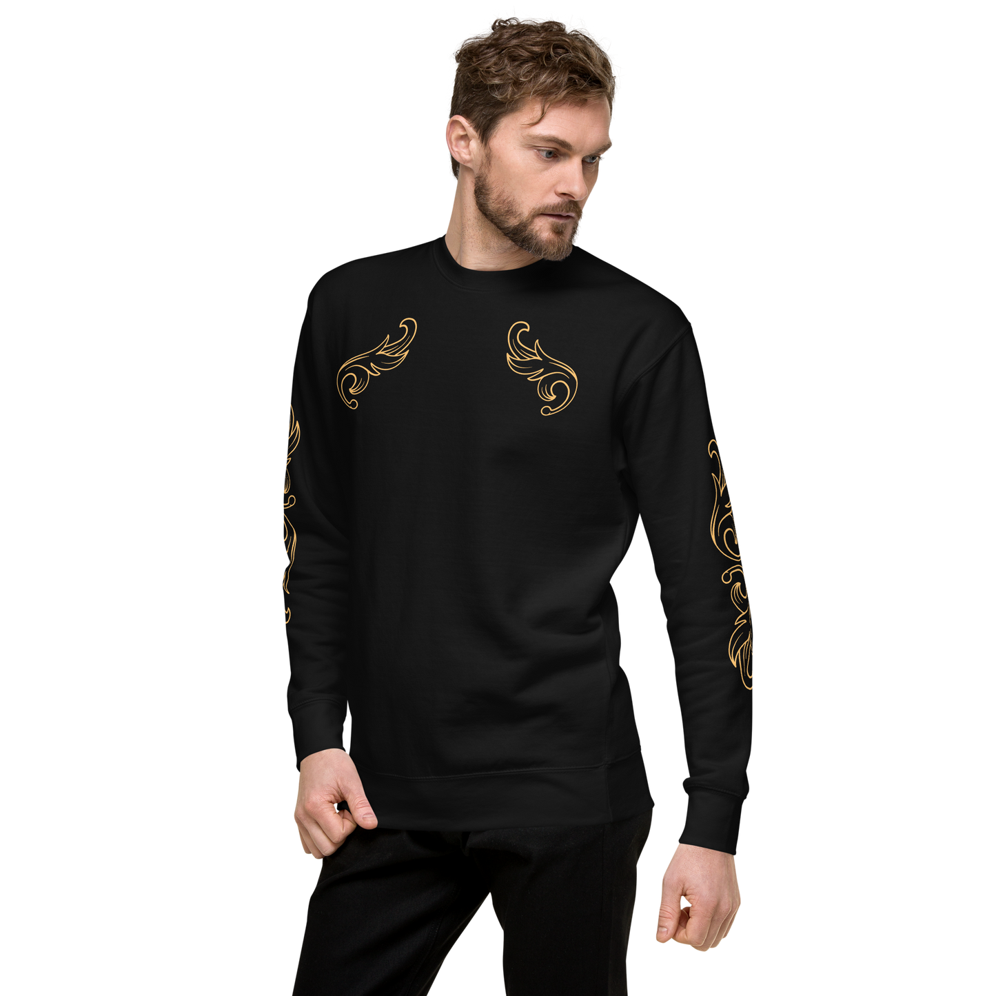 Unisex Premium Sweatshirt Golden Ornament