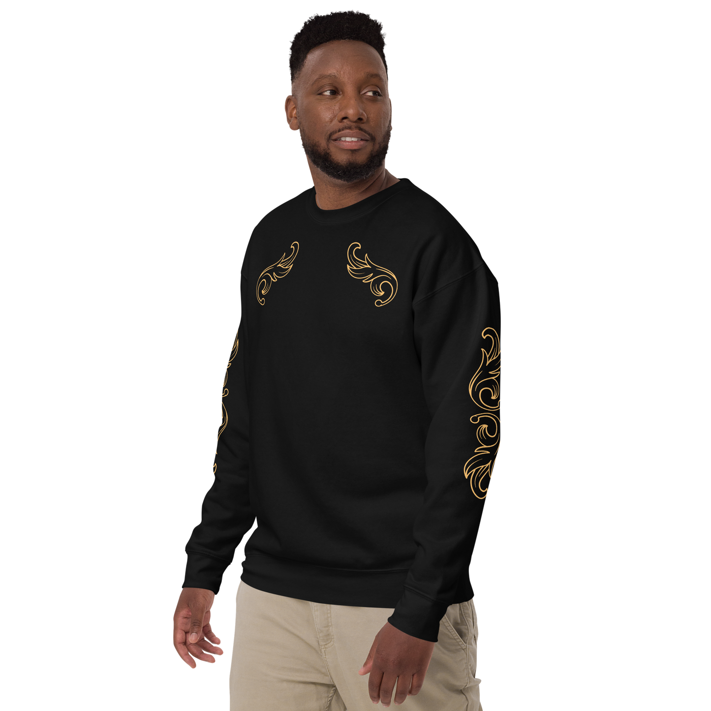Unisex Premium Sweatshirt Golden Ornament