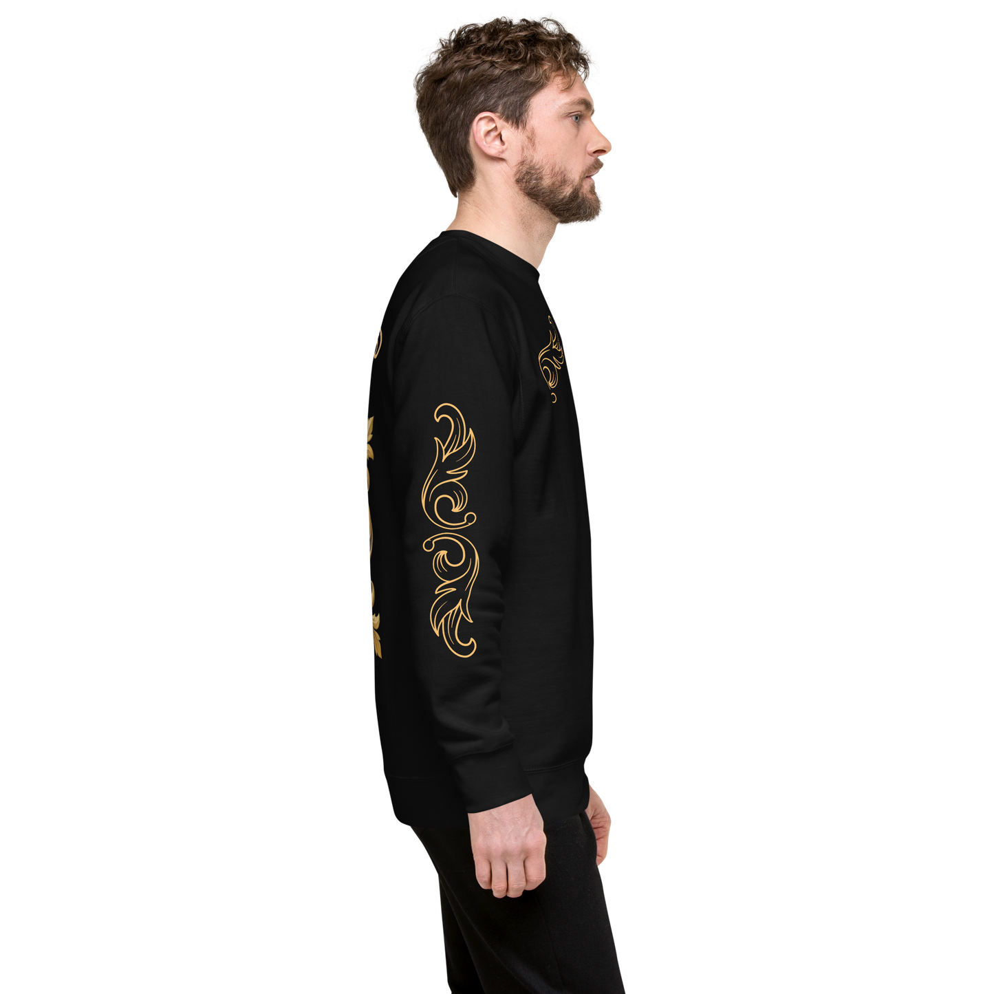 Unisex Premium Sweatshirt Golden Ornament