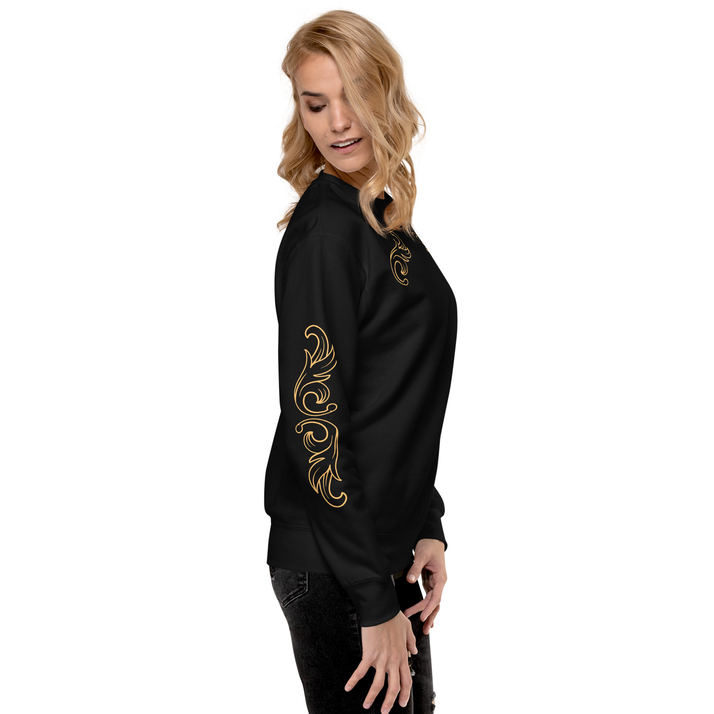Unisex Premium Sweatshirt Golden Ornament
