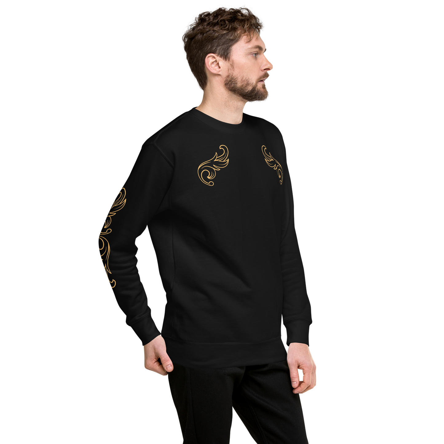 Unisex Premium Sweatshirt Golden Ornament