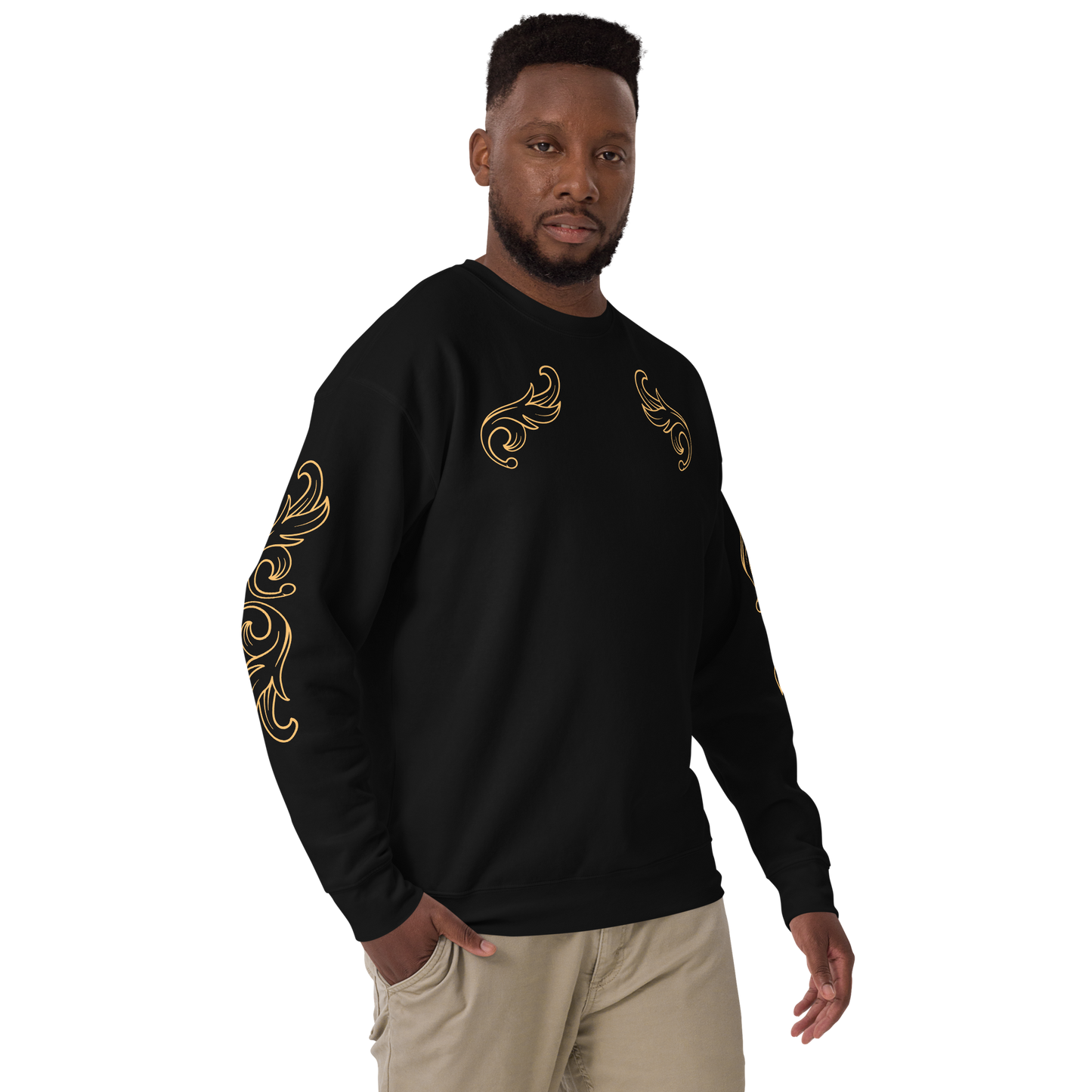 Unisex Premium Sweatshirt Golden Ornament