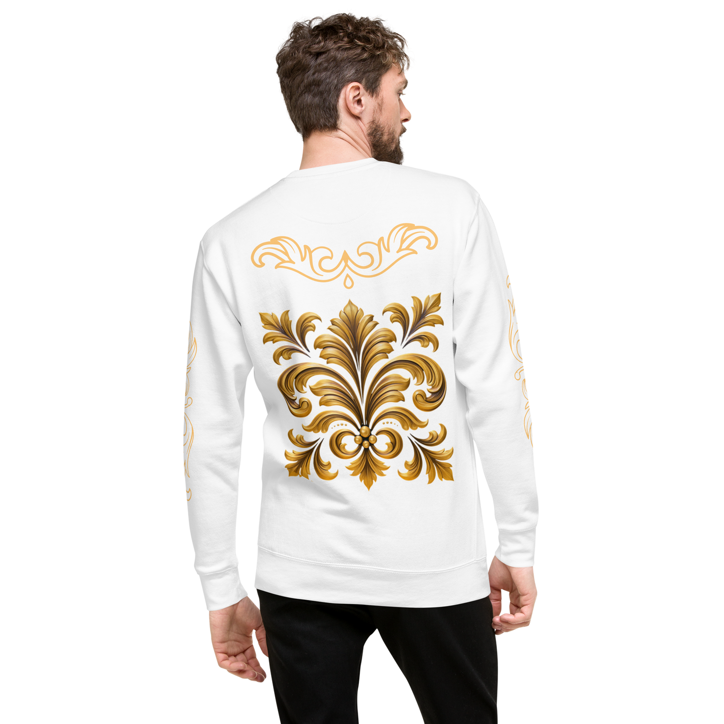 Unisex Premium Sweatshirt Golden Ornament