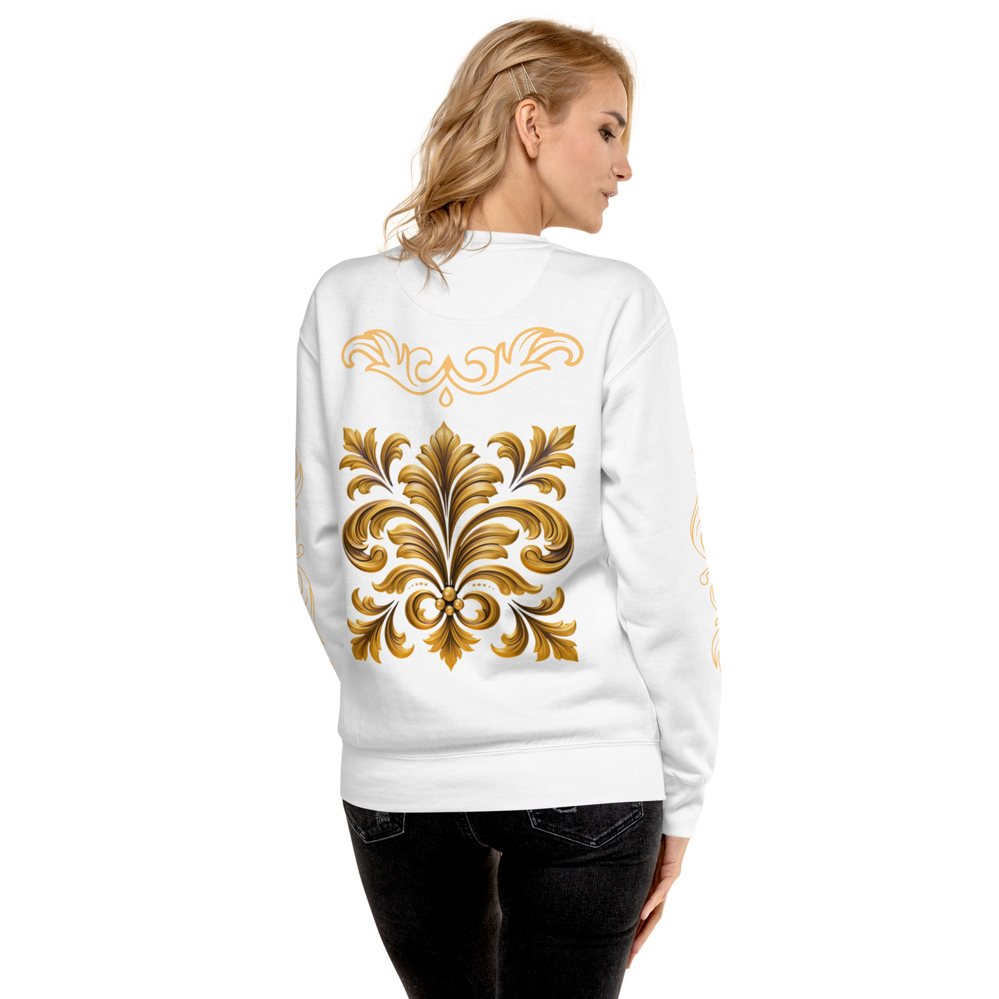 Unisex Premium Sweatshirt Golden Ornament