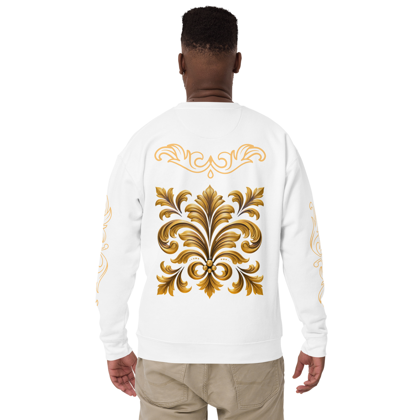 Unisex Premium Sweatshirt Golden Ornament