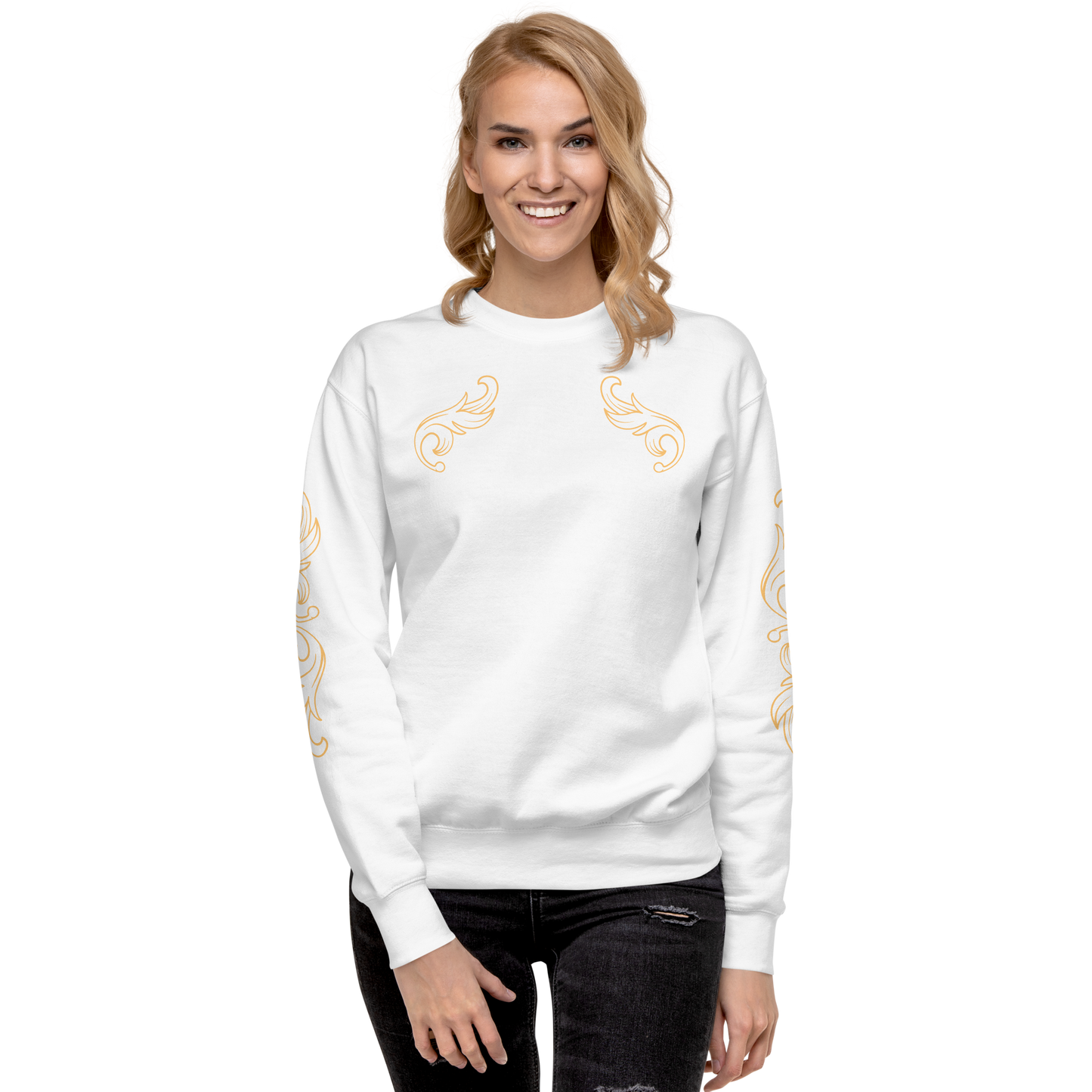 Unisex Premium Sweatshirt Golden Ornament