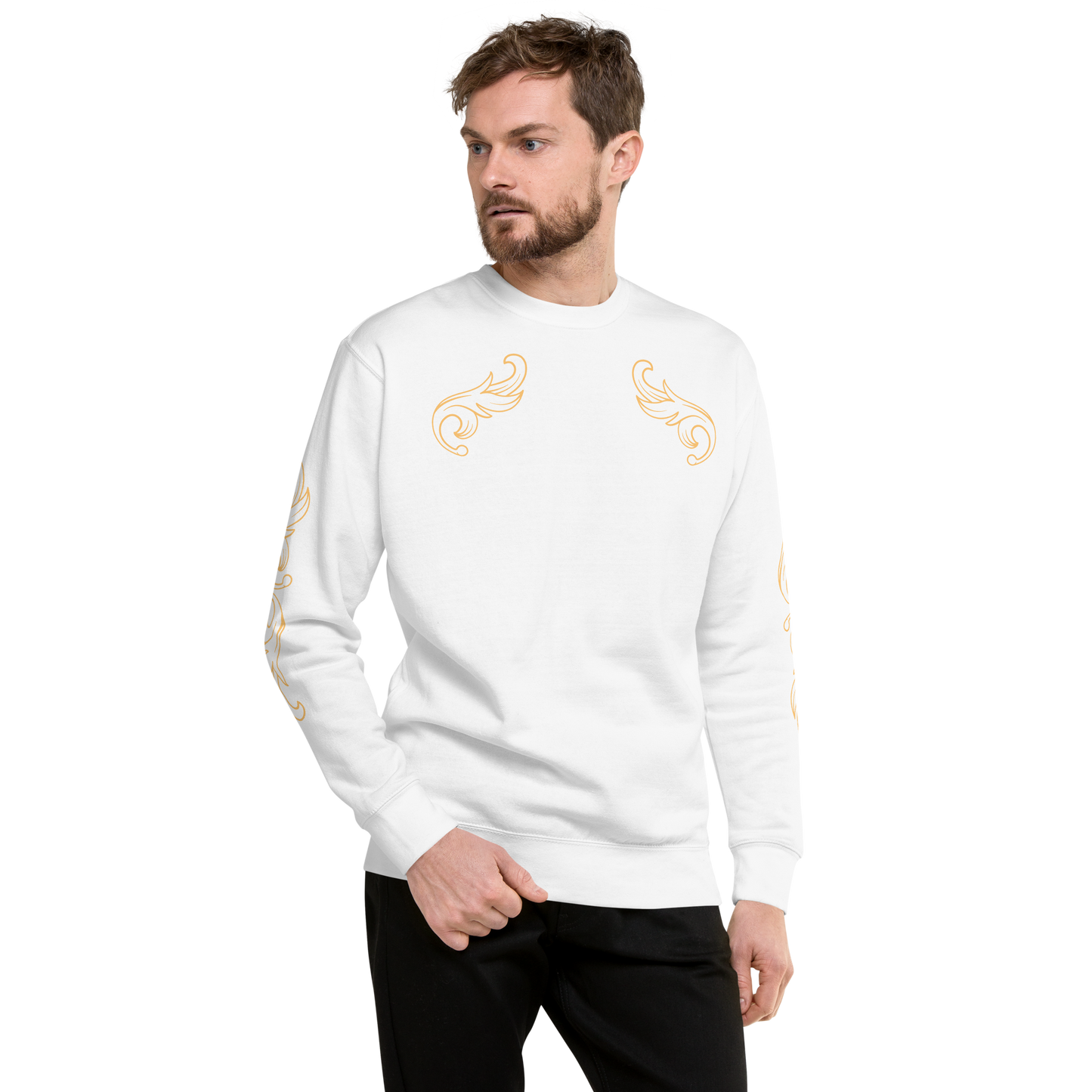 Unisex Premium Sweatshirt Golden Ornament
