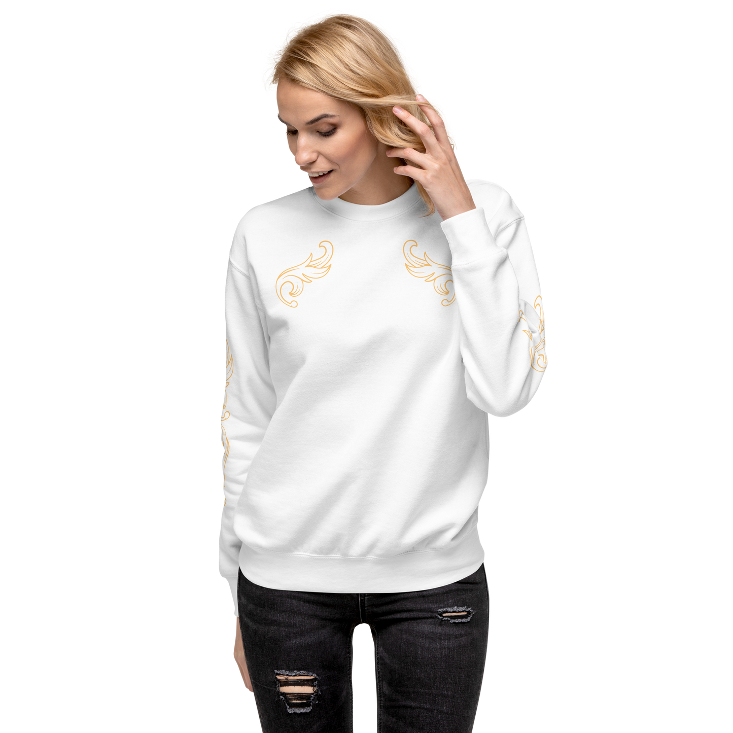 Unisex Premium Sweatshirt Golden Ornament