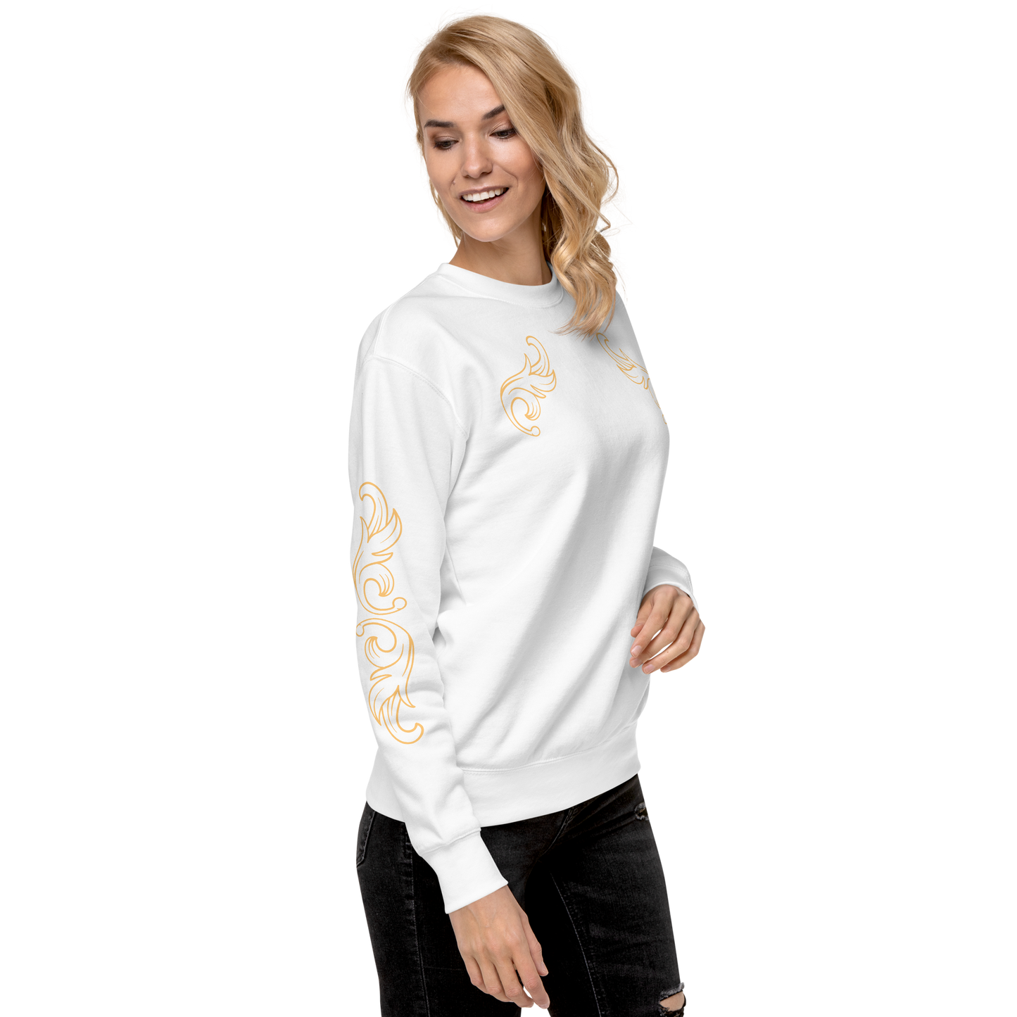 Unisex Premium Sweatshirt Golden Ornament