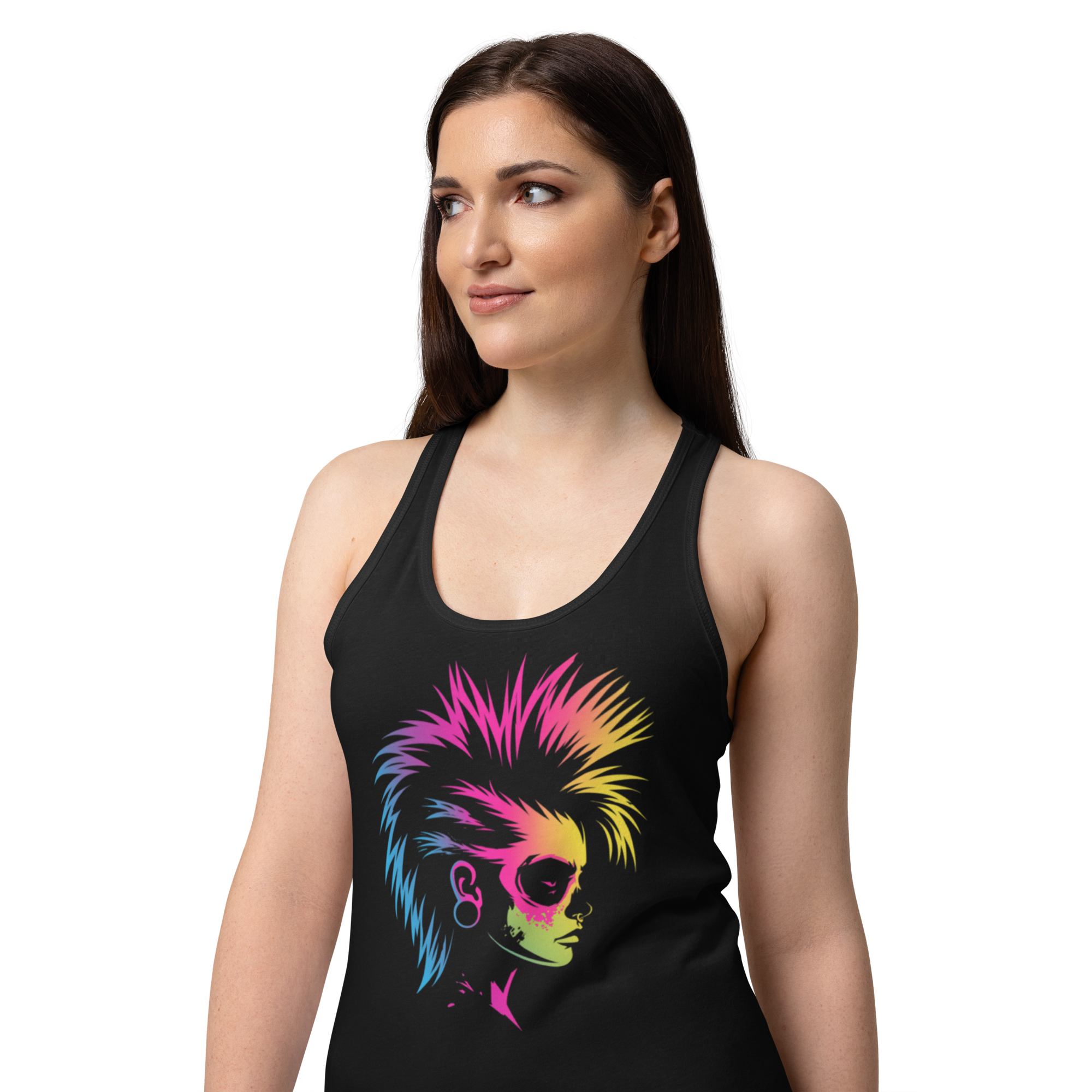 Punk Rock Chick Damen Tank Top – Rebellisches Rock & Festival Muskelshirt