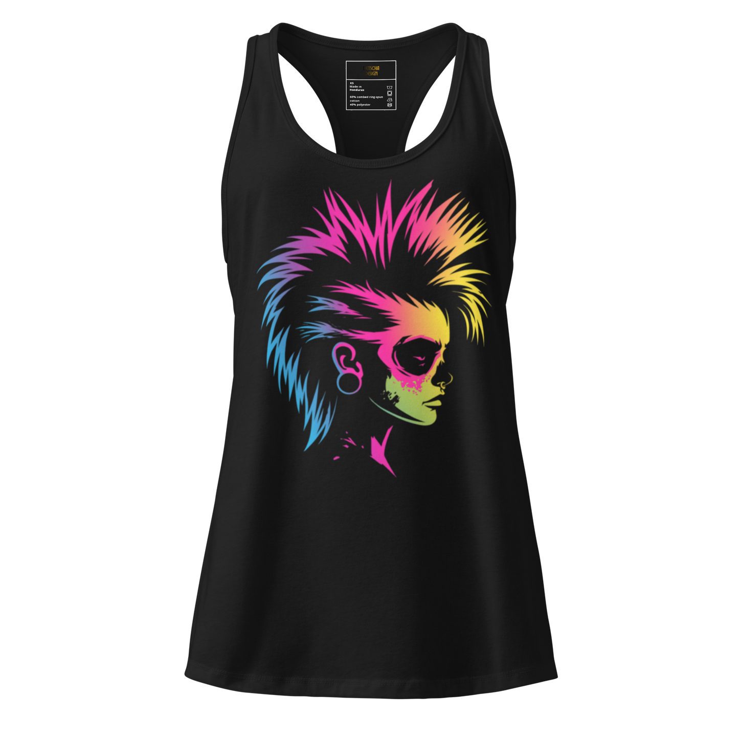 Punk Rock Chick Damen Tank Top – Rebellisches Rock & Festival Muskelshirt